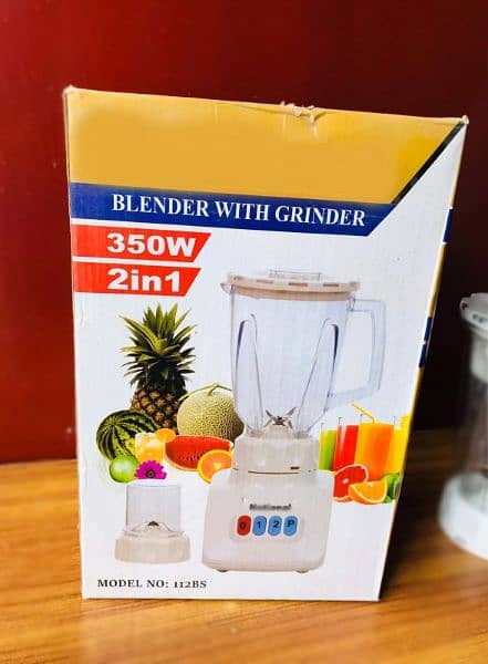 Multi-Functional High-Performance 2-In-1 Blender With Grinder 1