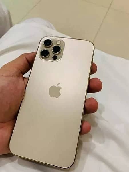 iPhone 12 Pro Max 10/10 Golden PTA approved jv 0