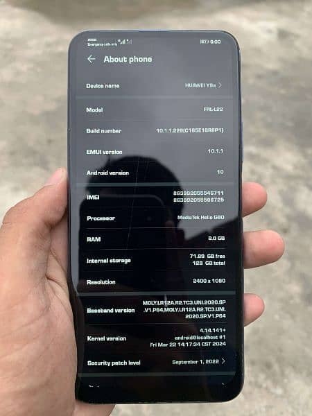 Huawei Y9a 8/128 6