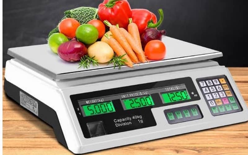 Barcode weight scale 3