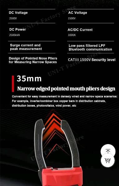 Uni-T UTPV219 Clamp Meter for Professional Solar Installers 1