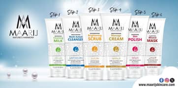 Maarij Skin Care Whitening Facial Kit- Pack Of 6- 200ml Each