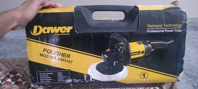 dawer polisher , grinder machine