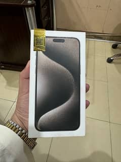 iPhone 15 Pro Max Natural Titanium 256 GB PTA Approved Non Active