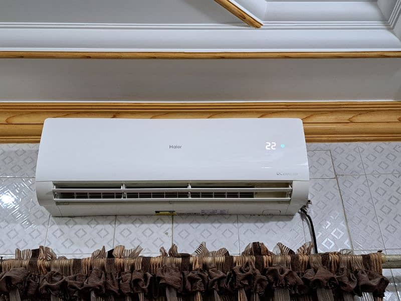 haier 1.5 ton DC inverter AC 0