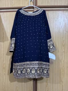 three piece gharara and shirt with dupatta set