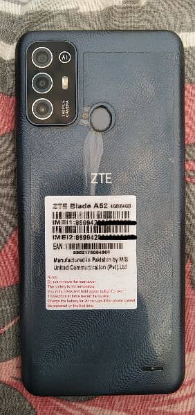 zte a52 4/64,lush condition,5k mah btry, 4