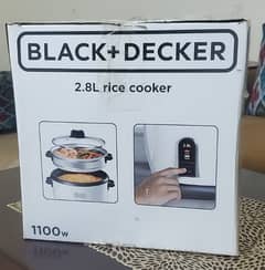 Rice cooker Black & Decker used only twice