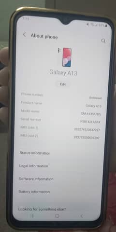 Samsung A13 10/10 condition 128GB 4 GB