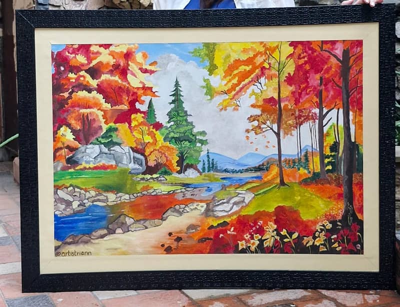 paintings / handcraft art / different design /Vibrant Autumn/paintings 1