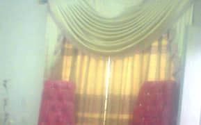 2 curtain with 1 jhalar