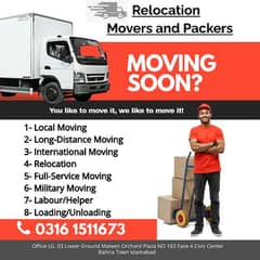 Home shifting service, Office shifting service ,Cargo service