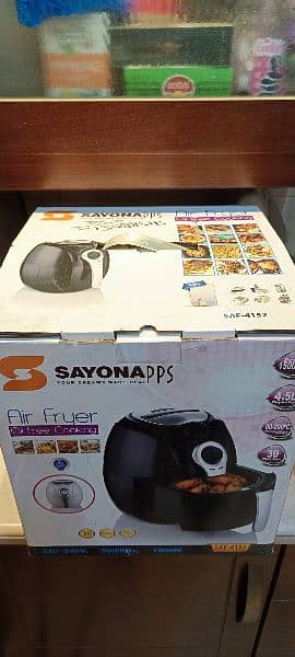 Sayona AIR FRYER 4.5 L LARGE 1500W Imported NEW 2