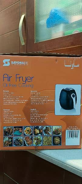 Sayona AIR FRYER 4.5 L LARGE 1500W Imported NEW 4