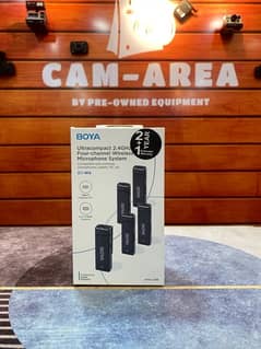 BOYA BY-W4 Ultracompact 2.4GHz Four-channel Wireless Microphone System