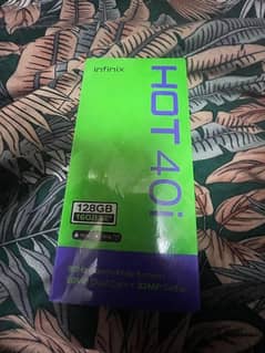 infinix hot 40i box pack
