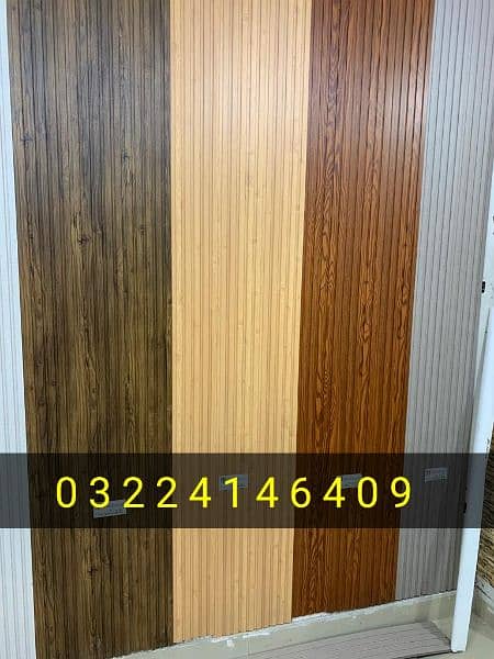 3 Strip Wooden Floors, Wallpapers, Fluted panels, Artificial grass. 4