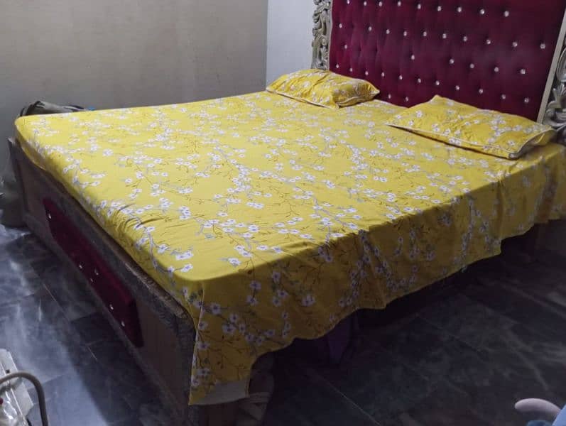 King Size Bed without mattress 1