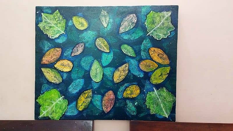 depth leaves painting 1