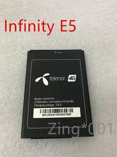 Telenor infinity e5 orignal battery 0