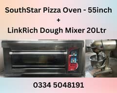 SouthStar Pizza Oven - 55inch + LinkRich Dough Mixer - 20Ltr