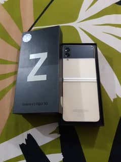 samsung z flip3 golden with box Official PTA