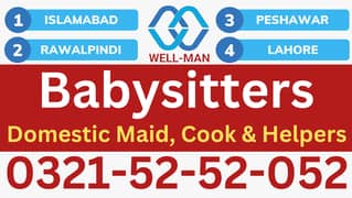 Domestic Help | Babysitters | Maids | Cook |  Helpers by WELL-MAN