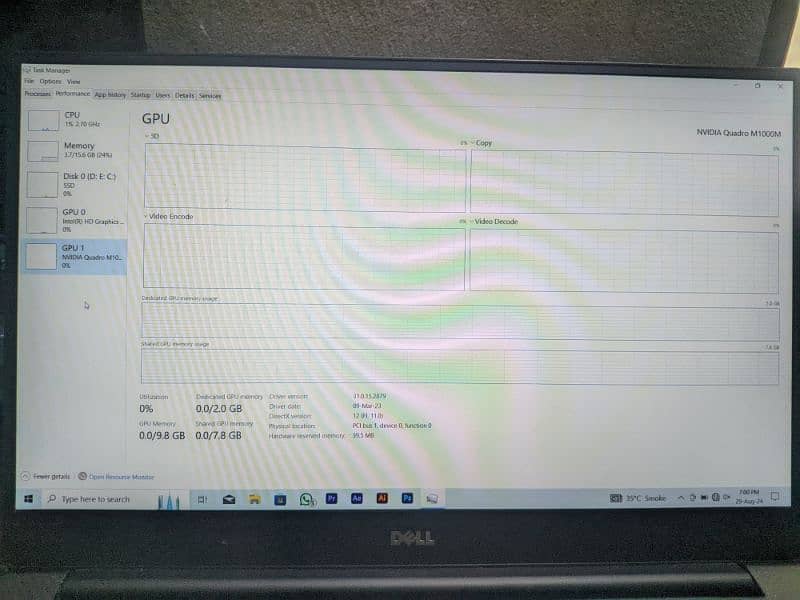 Dell Precision 5510 | i7 6th generation | 2 Gb GPU 2