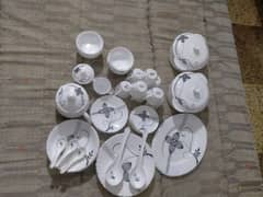 Marble dinner set 70 pieces