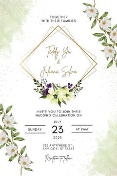 Beautiful Wedding Card Maker