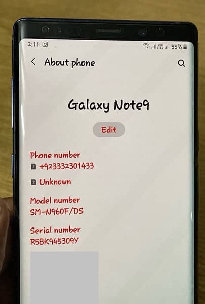 Samaung Note 9 Official PTA Approved Both Sim 5
