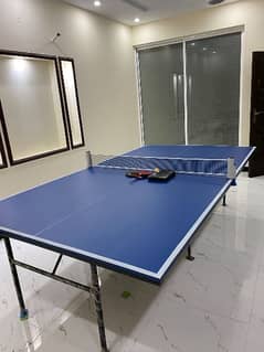 Table tennis table/Fooseball/Carrom/Rackets/balls/Snooker tables