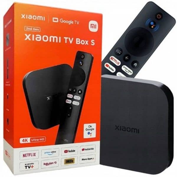 Xiaomi TV Box S 2nd Gen Google TV 4K Ultra HD 0