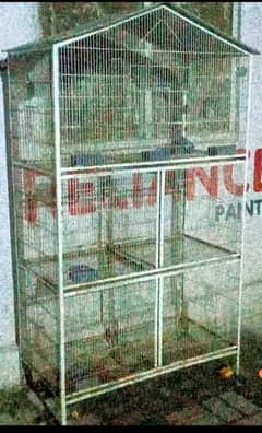 Parrots cage