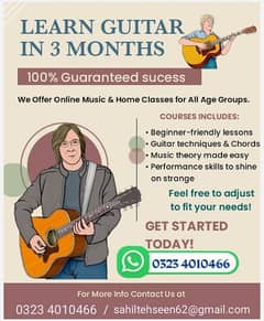 Learn Guitar in 3 months