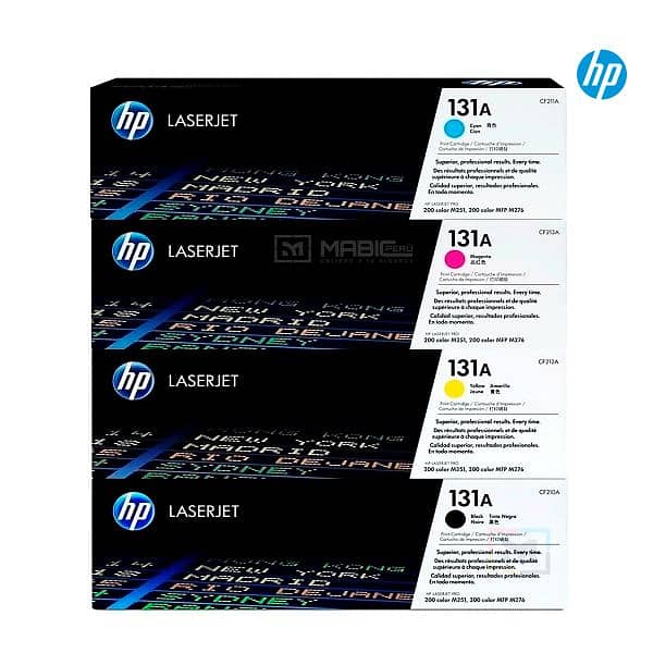 HP 130A and 131A Color Laser Toner Set (China, Hi Copy, Original) 0