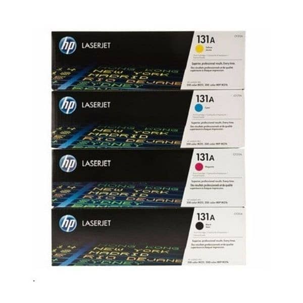 HP 130A and 131A Color Laser Toner Set (China, Hi Copy, Original) 1