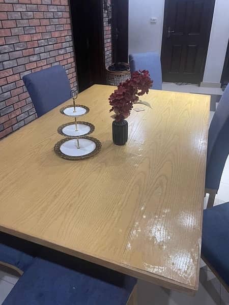 XL Modern Table with 6 Chairs 1