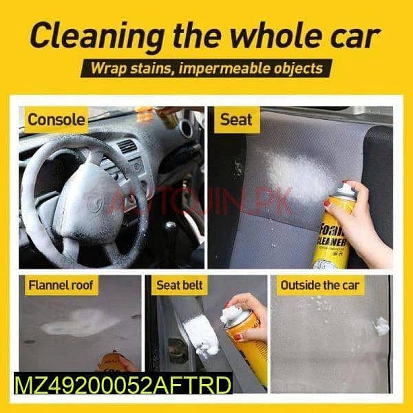 foam cleaner,car seat cleaner,car cleaning. 1