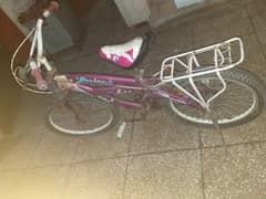 purple barbie  bicycle