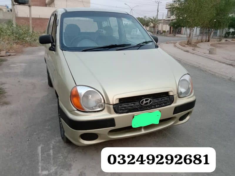 Hyundai Santro 2004 03249292681 better than mehran alto cultas coure 1