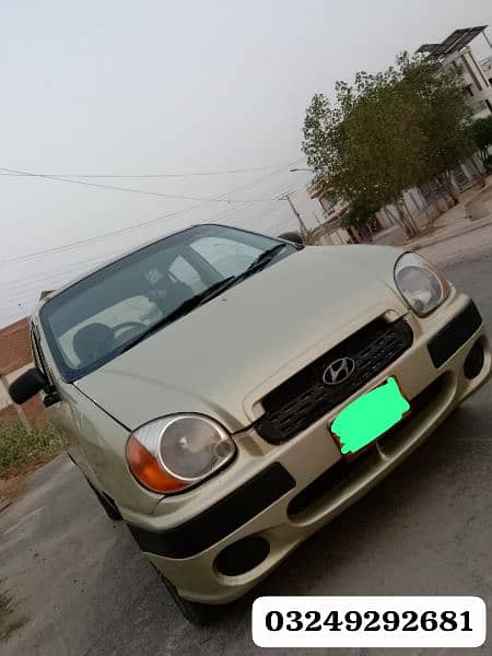 Hyundai Santro 2004 03249292681 better than mehran alto cultas coure 3