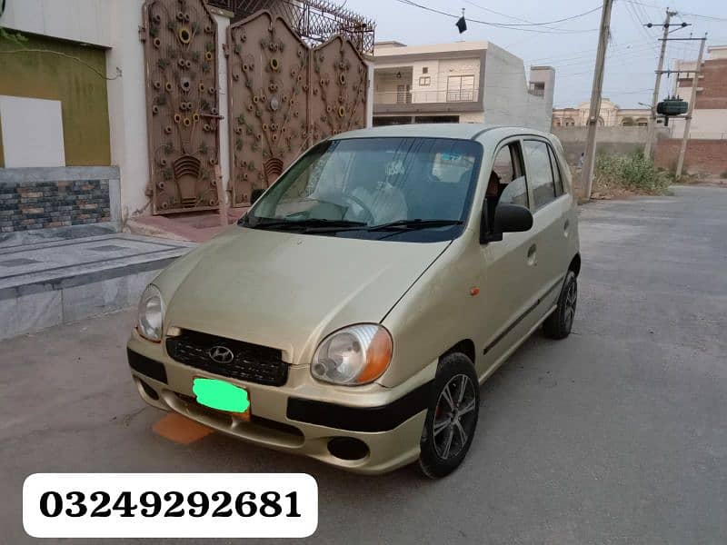 Hyundai Santro 2004 03249292681 better than mehran alto cultas coure 11