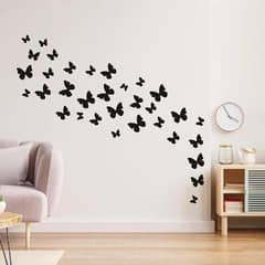 30pcs butterfly design wall Art