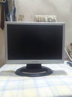 17 inch monitor with power cable and VGA cable