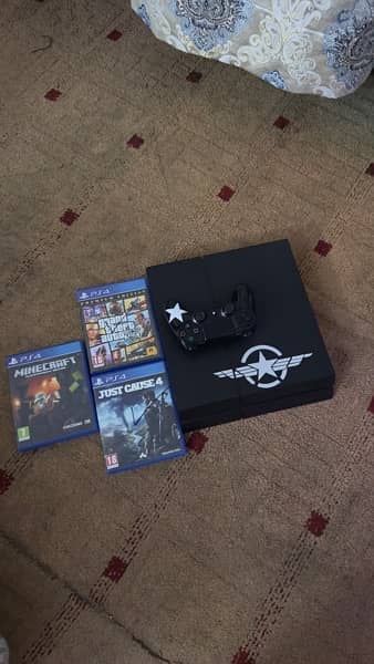 ps4 fat with box and cable 4