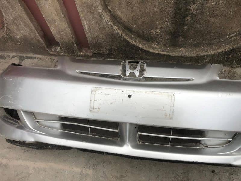 honda civic bumper 2 model with rubber and antina 1