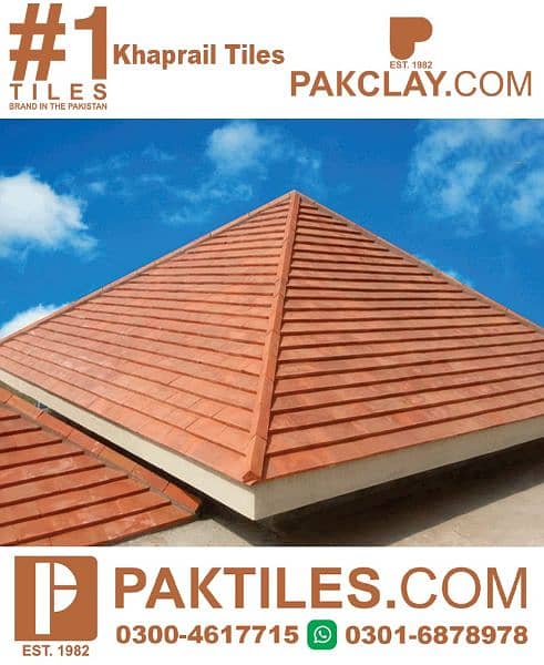 Clay tile/stone tiles/Terracotta Tiles/Khaprail Tiles,Clay/Roof Khapra 12