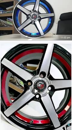 alloy rim available at factory rate. .