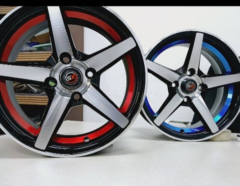 alloy rim available at factory rate. . 1